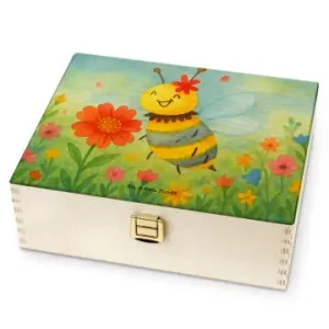 Mr. & Mrs. Panda Tee Box Biene Blume Design ohne Spruch in Weiß günstig kaufen | limango Sale