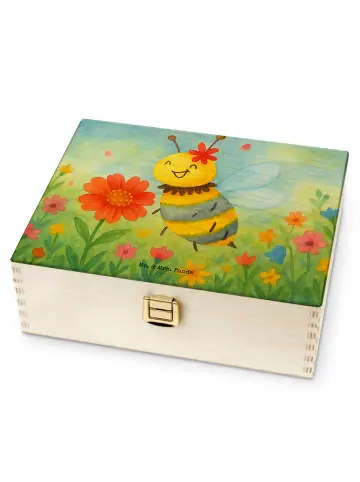 Mr. & Mrs. Panda Tee Box Biene Blume Design ohne Spruch in Weiß günstig kaufen | limango Sale