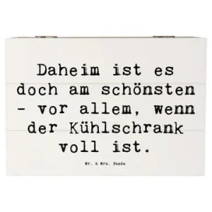 Letzte Chance Mr. & Mrs. Panda Box Spruch Geborgenheit im Zuhause mit Spruch in Weiß günstig kaufen | limango