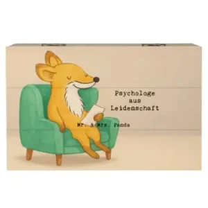 Mr. & Mrs. Panda box holz Psychologe Leidenschaft Design mit Spruch in Weiß günstig kaufen | limango Markenware