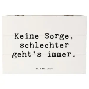 Mr. & Mrs. Panda Box Spruch Hoffnung in schwierigen Zeiten mit S... in Weiß günstig kaufen | limango Sale