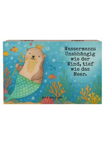 Mr. & Mrs. Panda Box Wassermann Astrologie Design mit Spruch in Weiß günstig kaufen | limango Heißes Angebot