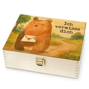 Neu Mr. & Mrs. Panda Tee Box Bär Vermissen Design mit Spruch in Weiß günstig kaufen | limango