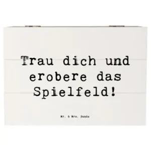 Mr. & Mrs. Panda Box Spruch Neue Sportart Mut mit Spruch in Weiß günstig kaufen | limango Bestpreis