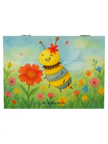 Preisknaller Mr. & Mrs. Panda Box Biene Blume Design ohne Spruch in Weiß günstig kaufen | limango