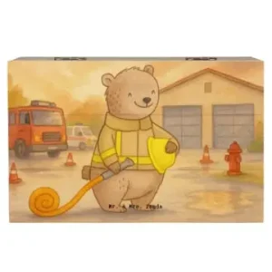 Mr. & Mrs. Panda Box Bär Freiwillige Feuerwehr Design ohne Spruch in Weiß günstig kaufen | limango Top-Preis