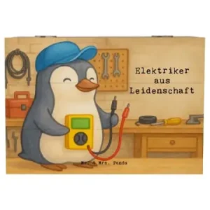Mr. & Mrs. Panda Box Elektriker Leidenschaft Design mit Spruch in Weiß günstig kaufen | limango Preisknaller