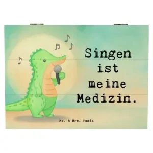 Mr. & Mrs. Panda Box Krokodil Singen Design mit Spruch in Weiß günstig kaufen | limango Neue Ware