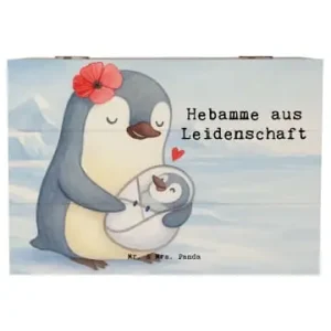 Mr. & Mrs. Panda Box Hebamme Leidenschaft Design mit Spruch in Weiß günstig kaufen | limango Kostenfreie Lieferung