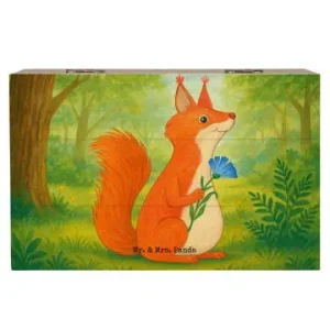 Kracherpreis Mr. & Mrs. Panda Box Eichhörnchen Blume Design ohne Spruch in Weiß günstig kaufen | limango