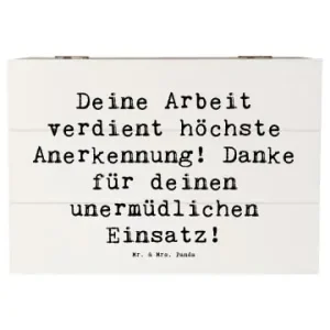 Mr. & Mrs. Panda Box Spruch Danke Pflegekraft mit Spruch in Weiß günstig kaufen | limango Letzte Chance