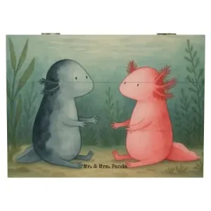 Sofort Bestellen Mr. & Mrs. Panda Box Axolotl Liebe Design ohne Spruch in Weiß günstig kaufen | limango