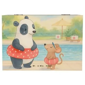 Mr. & Mrs. Panda Box Otter Schwimmen Design ohne Spruch in Weiß günstig kaufen | limango Garantierte Lieferung