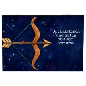 Mr. & Mrs. Panda Box Sternzeichen Schütze Design mit Spruch in Weiß günstig kaufen | limango Kracherpreis