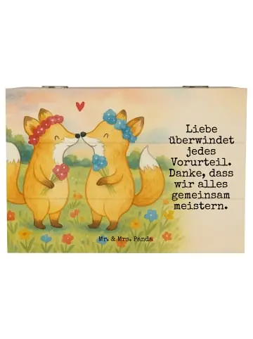 Mr. & Mrs. Panda Box Füchse Lesbian Pride Design mit Spruch in Weiß günstig kaufen | limango Sonderaktion