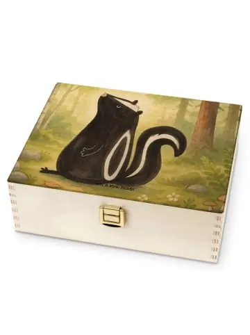 Mr. & Mrs. Panda Tee Box Stinktier Sitzen Design ohne Spruch in Weiß günstig kaufen | limango Kostenloser Rückversand