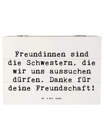 Mr. & Mrs. Panda Box Spruch Freundinnen Schwestern mit Spruch in Weiß günstig kaufen | limango Kostenloser Rückversand