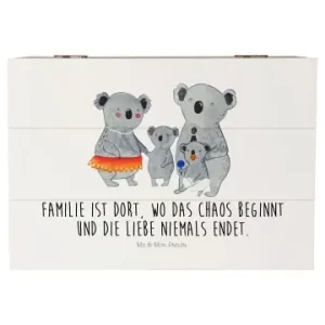 Super-Preis Mr. & Mrs. Panda Box Koala Familie mit Spruch in Weiß günstig kaufen | limango