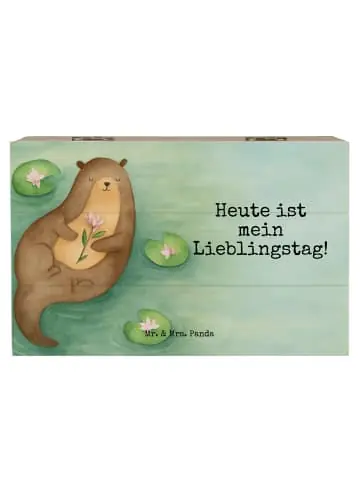 Mr. & Mrs. Panda Box Otter Seerose Design mit Spruch in Weiß günstig kaufen | limango Must-Have