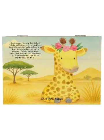Finale Aktion Mr. & Mrs. Panda Box Giraffe Blumenkranz Design mit Spruch in Weiß günstig kaufen | limango