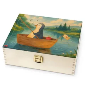 Mr. & Mrs. Panda Tee Box Pinguin Angelboot Design ohne Spruch in Weiß günstig kaufen | limango Sonderangebot