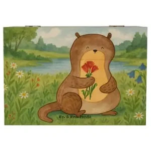 Bestseller Mr. & Mrs. Panda Box Otter Blumenstrauß Design ohne Spruch in Weiß günstig kaufen | limango
