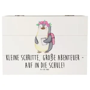 Mr. & Mrs. Panda Box Schulanfang Abenteuer mit Spruch in Weiß günstig kaufen | limango Begrenztes Angebot