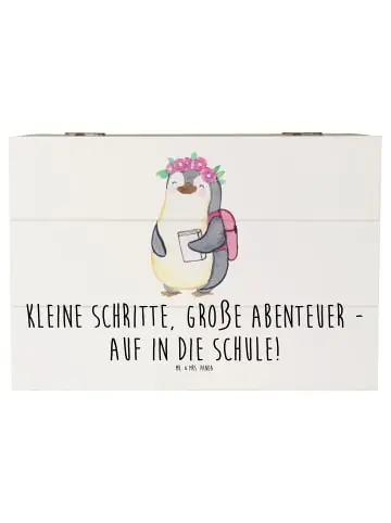 Mr. & Mrs. Panda Box Schulanfang Abenteuer mit Spruch in Weiß günstig kaufen | limango Begrenztes Angebot