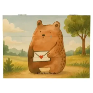 Neue Kollektion Mr. & Mrs. Panda Box Bär Vermissen Design ohne Spruch in Weiß günstig kaufen | limango