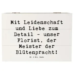 Nur Für Kurze Zeit Mr. & Mrs. Panda Box Spruch Florist Kunst mit Spruch in Weiß günstig kaufen | limango