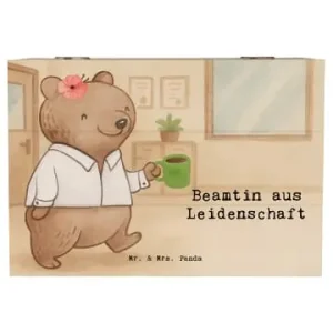 Mr. & Mrs. Panda Box Beamtin Leidenschaft Design mit Spruch in Weiß günstig kaufen | limango Bestseller