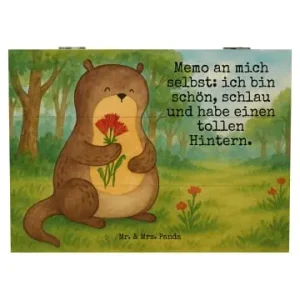 Bestseller Mr. & Mrs. Panda Box Otter Blumenstrauß Design mit Spruch in Weiß günstig kaufen | limango