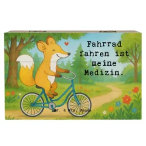 Mr. & Mrs. Panda Box Fuchs Fahrrad fahren Design mit Spruch in Weiß günstig kaufen | limango Bestseller