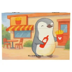 Neue Ware Mr. & Mrs. Panda Box Pinguin Pommes Design ohne Spruch in Weiß günstig kaufen | limango