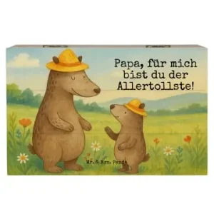 Mr. & Mrs. Panda Box Bären mit Hut Design mit Spruch in Weiß günstig kaufen | limango Versand Am Gleichen Tag