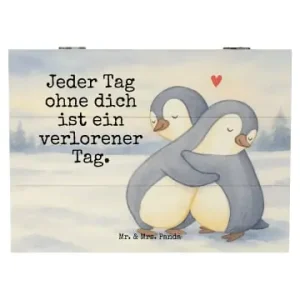 Mr. & Mrs. Panda Box Pinguine Kuscheln Design mit Spruch in Weiß günstig kaufen | limango Billig