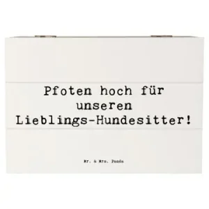 Mr. & Mrs. Panda Box Spruch Lieblings-Hundesitter mit Spruch in Weiß günstig kaufen | limango Abverkauf
