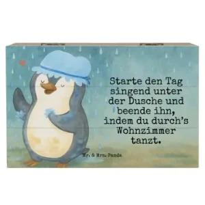 Mr. & Mrs. Panda Box Pinguin Duschen Design mit Spruch in Weiß günstig kaufen | limango Neue Kollektion