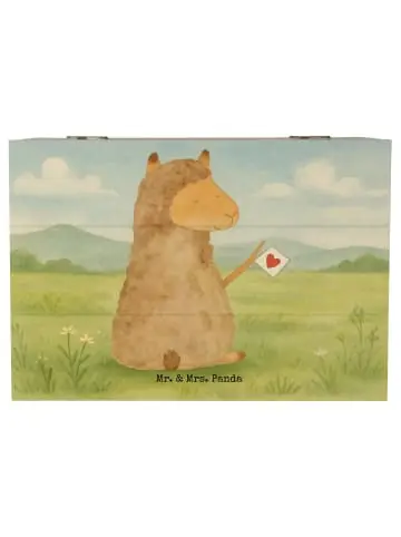 Preisknaller Mr. & Mrs. Panda Box aus Holz Alpaka Fahne Design ohne Spruch in Weiß günstig kaufen | limango
