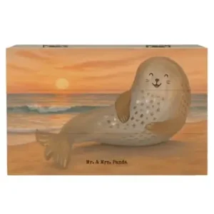 Nur Für Kurze Zeit Mr. & Mrs. Panda Box Robbe Lachen Design ohne Spruch in Weiß günstig kaufen | limango