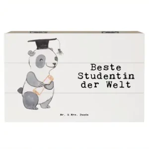 Jetzt Bestellen Mr. & Mrs. Panda Box Pinguin Beste Studentin der Welt mit Spruch in Weiß günstig kaufen | limango