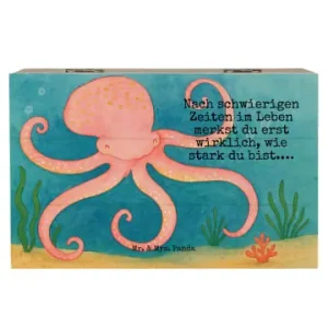 Günstig Mr. & Mrs. Panda Box Tintenfisch Design mit Spruch in Weiß günstig kaufen | limango