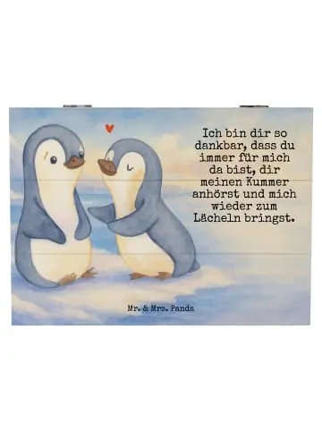 Mr. & Mrs. Panda Box Pinguine trösten Design mit Spruch in Weiß günstig kaufen | limango Wochenendangebot