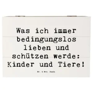Mr. & Mrs. Panda Box Spruch Schutz für Kinder mit Spruch in Weiß günstig kaufen | limango Versand Am Gleichen Tag