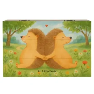 Top-Seller Mr. & Mrs. Panda Box Igel händchenhaltend Design ohne Spruch in Weiß günstig kaufen | limango