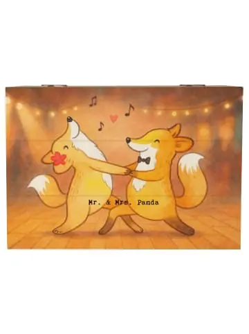 Mega-Angebot Mr. & Mrs. Panda Box Füchse Salsa tanzen Design ohne Spruch in Weiß günstig kaufen | limango