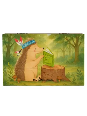 Markenprodukt Mr. & Mrs. Panda Box Igel Federschmuck Design ohne Spruch in Weiß günstig kaufen | limango