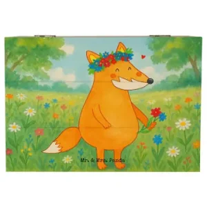Mr. & Mrs. Panda Box Fuchs Blumen Design ohne Spruch in Weiß günstig kaufen | limango Saisonangebot