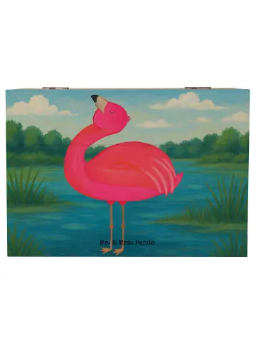 Highlight Mr. & Mrs. Panda Box Flamingo Stolz Design ohne Spruch in Weiß günstig kaufen | limango