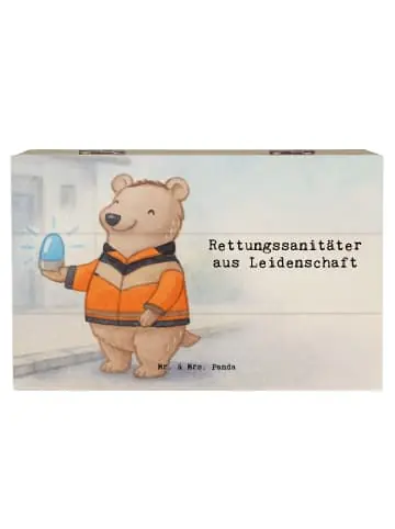 Mr. & Mrs. Panda Box Rettungssanitäter Leidenschaft Design mit S... in Weiß günstig kaufen | limango Versand Am Gleichen Tag